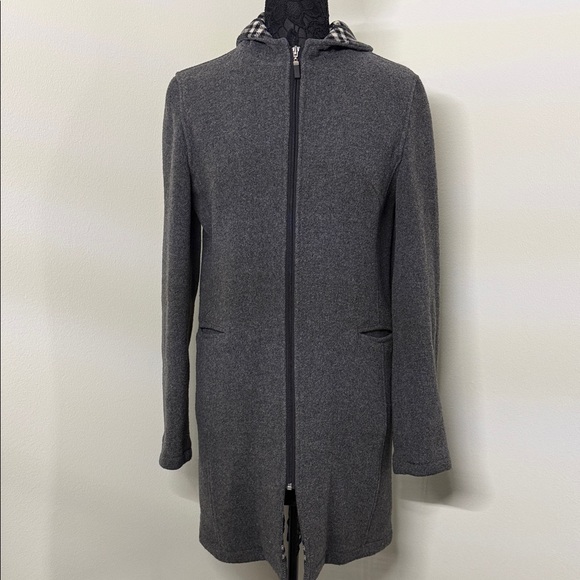 giacca Jackets & Blazers - Giacca Gray Hooded Coat